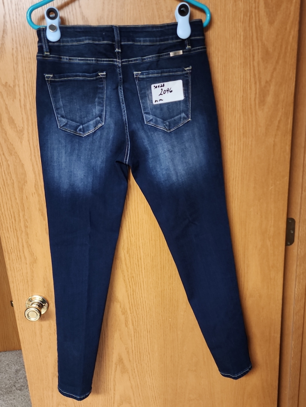 Kancan Dark Blue Women's Stretch Skinny Jeans 30x28 number 2096